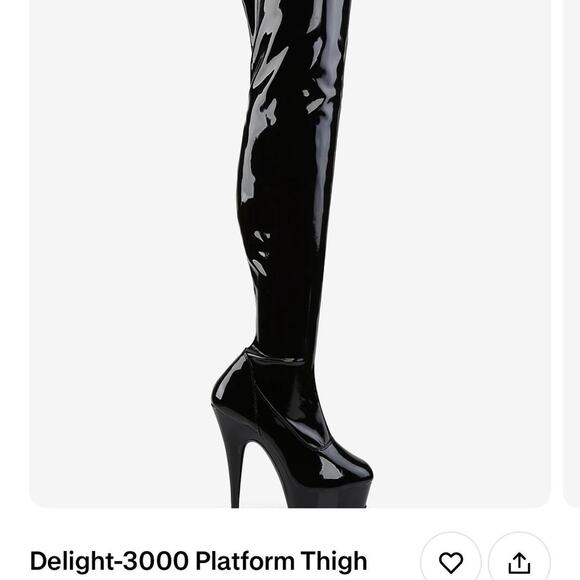 Pleasers size 9 delight 3000 platform - Picture 1 of 3